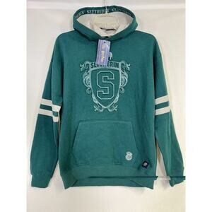 NWT Harry Potter Fleece Hoodie Slytherin Green limited Edition Sz Youth 14-15